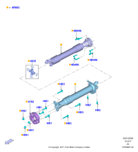 JR3Z4R602A-Shaft assy-drive