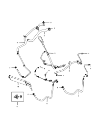 52124808AG-Pump, power steering reservoir to power steering