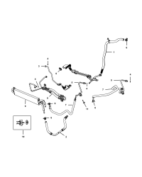 5154458AF-HOSE POWER STEERING RETURN
