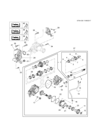 23194203-Housing, transfer (incl. 1,2, 14)