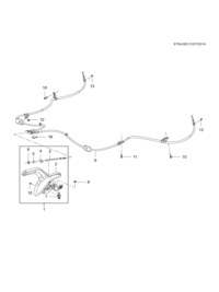 95406288-Lever, parking (incl 2-7,15) (black) (conventional disc)
