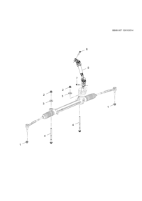 26678537-Shaft, center steering