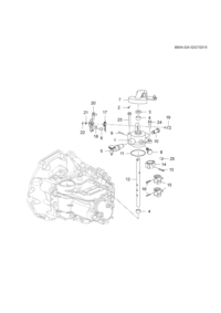 24109277-Shaft, shift control (incl 12-16)