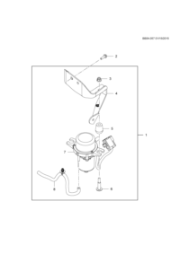 26672942-Kit, p/s pump repair (incl. 3-8)