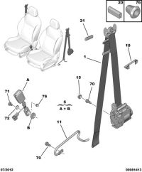 8974QT-Guide, seatbelt