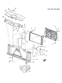 10392942-Support, radiator
