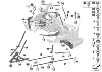 51617232817-Bracket assy-front suspension, lh