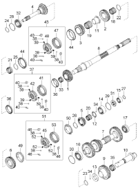 432103C252-PINION ASSY-MAIN DR