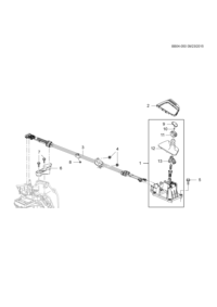 24110228-Manual transmission control (w/shift mode) (incl. 9-13)