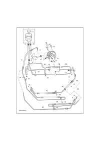 C00034668-Hose, reservoir to p/s pump suction