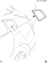 20915891-Window assy-body side
