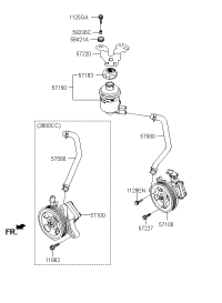 572202M200-BRACKET ASSY-P/S OIL RESERVIOR