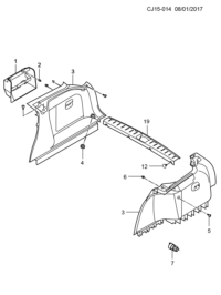 96618119-Tray, trunk (15.100)