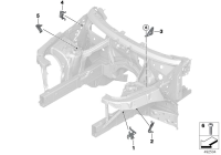 41007933247-Bracket brake hose frt lh