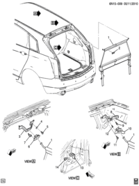 23126899-Tray assy-cargo net rr (incl. 9,12) (black)