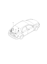 916700S030-Harness assy-luggage compartment