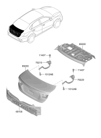 69300Q8000-Plate & frame assy-rr packing tray