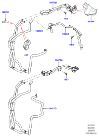 JHB501670-HOSE - HEATER WA