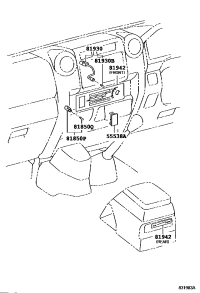 5553932010C0-COVER, COOLER SWITCH HOLE