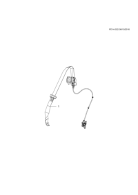 26672586-Retractor, rear seat belt