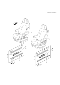 26215248-Escut l, rr seat