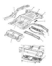 55396447AC-CROSSMEMBER FLOOR PAN
