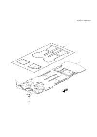 26212256-Mat (set including four pieces and set set)