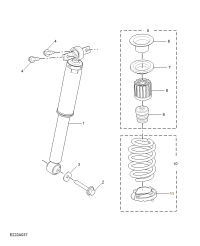 10634916-Strut assy-rr