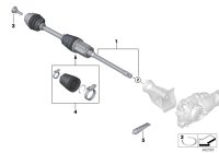 31608486205-Warranty output shaft f rh