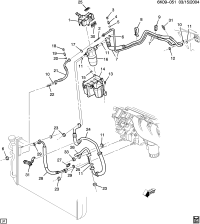 25734004-HOSE,A/C CMPR(INCLS 11)(ACDelco #15-32609)