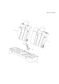 26264085-Hinge assy-rr seat
