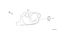 484702FJ0B-COVER SET-STEERING COLUMN