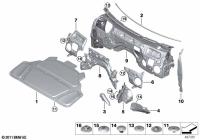 51487450019-Insulator wheelhouse front lh