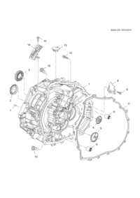 24275732-Housing, clutch (incl. 2-10)