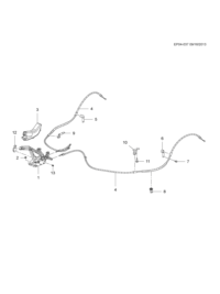 13432897-Lever, parking brake (incl. 12,13)