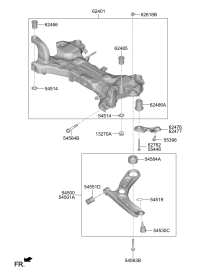 62405Q9000-CROSSMEMBER COMPL(ASSY)