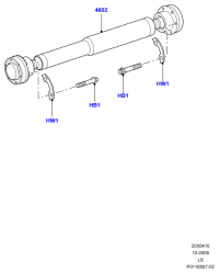 TVB500160-Shaft assy-drive