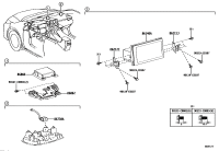 8610002080-Receiver assy, radio & display
