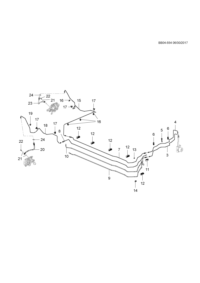 26215079-Tube, rr. brake inner