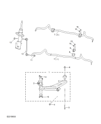 10615638-Bar, front suspension stabilizer (ii)