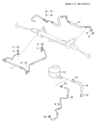 92263439-Hose (92221657 is replaced only with 92263439 for SGM according to A4S02572) (including 2-5)