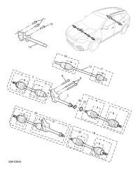 10486542-Shaft assy, front drive