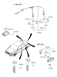 9250139500-LAMP ASSY-LICENSE PLATE