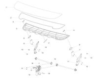 1048428E0B-ACTIVE SPOILER UPPER WING -ECOATED