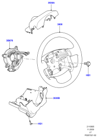 LR024099-Wheel assy-steering