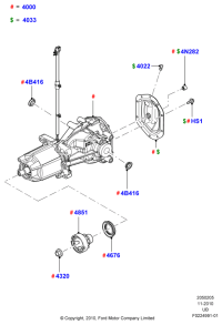 GD9W4000AA-Shaft assy-rear