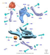 E1GZ1104C-Hub assy-wheel rh/lh