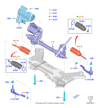 G2GZ3504C-Gear assy-steering