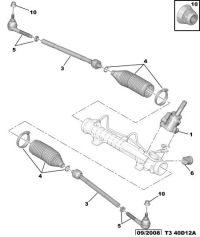 406696-Boot kit, steering gear