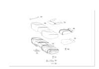 22292000468S05-Cover, rear seat cushion